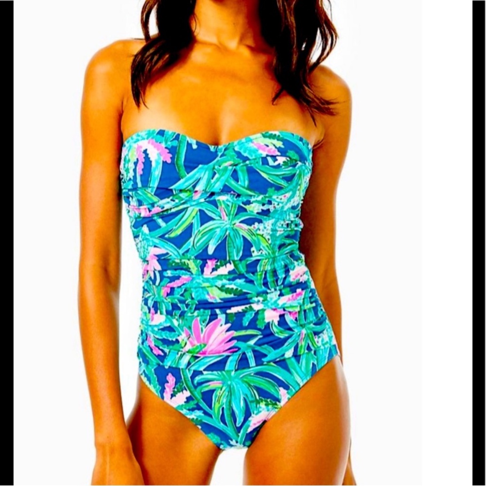 Lilly Pulitzer Flamenco One Piece ECU Size 14 Print Sweet Escape